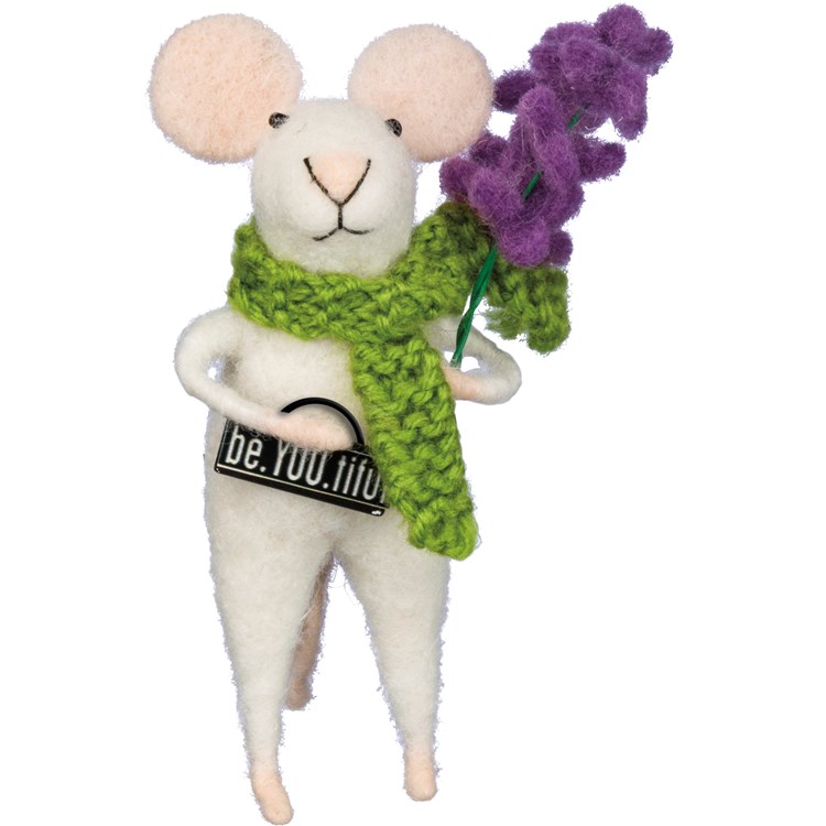 be.You.tiful Mouse Critter - Felt, Cotton, Metal