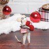 Grammy Mouse Critter - Wool, Polyester, Metal, Wire, Plastic