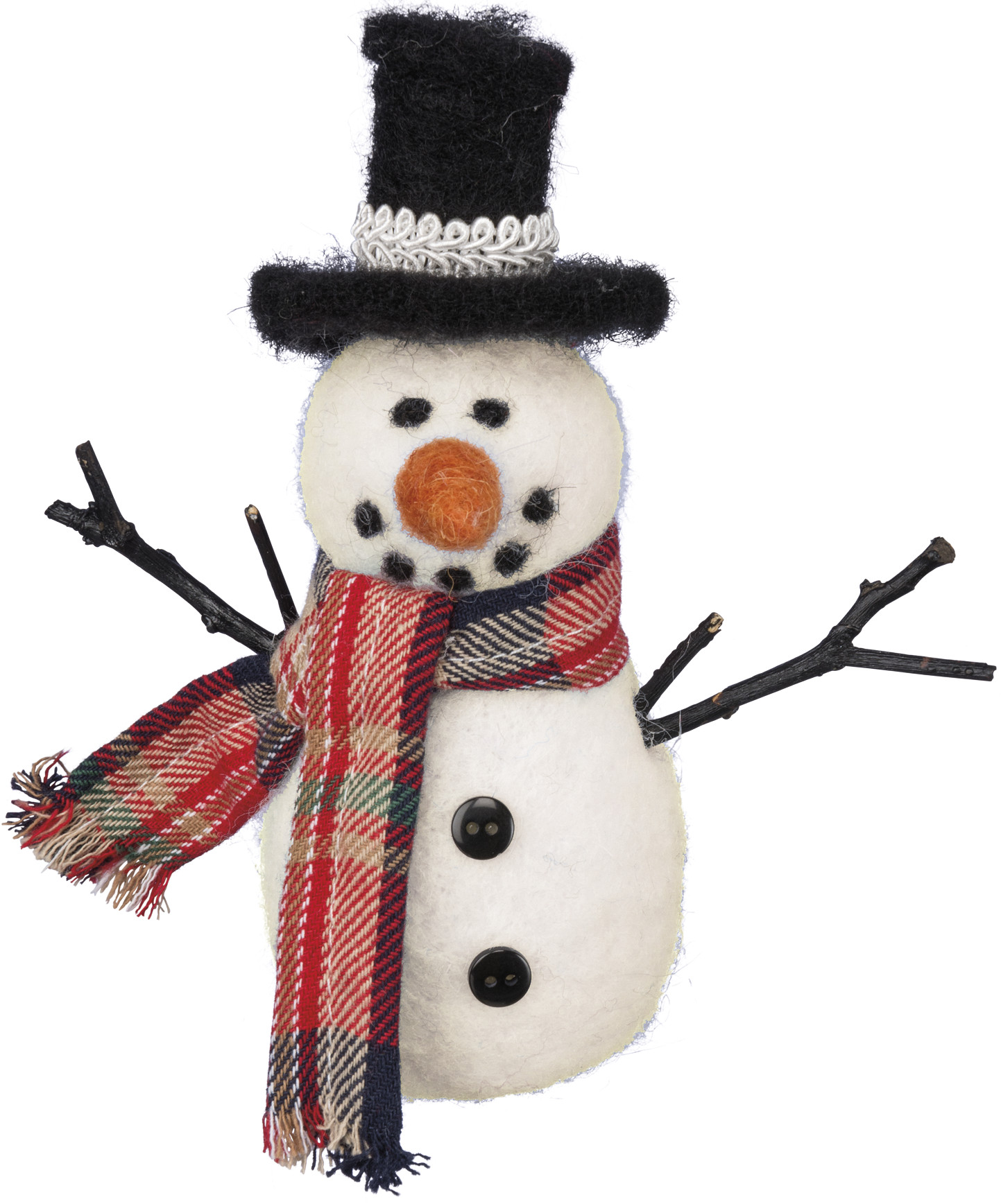 TILLY THE MOUSE with SNOWMAN by Primitives By Kathy felt figure 