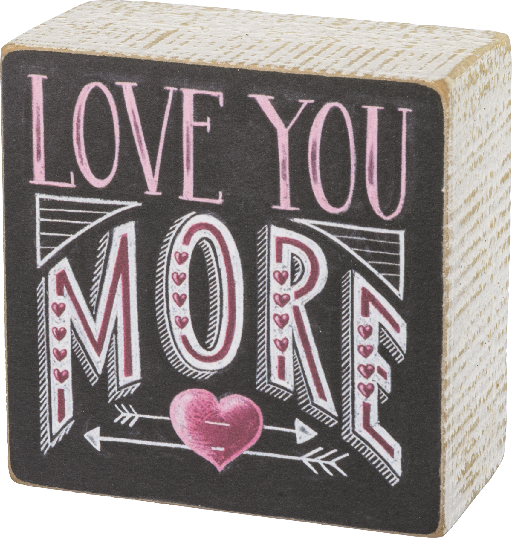 Primitive Valentine Shelf Blocks Hugs and Kisses Valentine Wishes Vintage Girl 