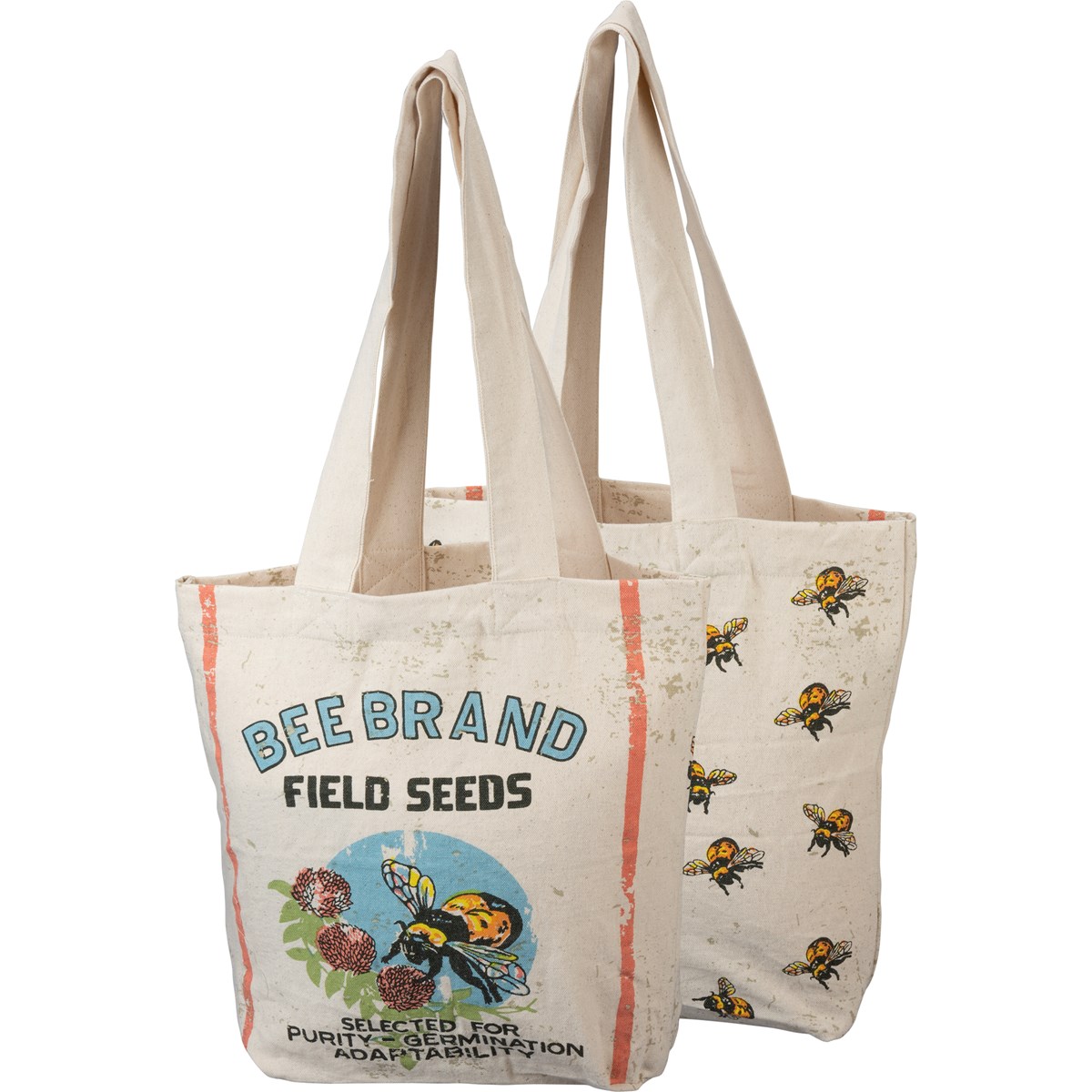 Tote - Bee - 14" x 14.25" - Cotton