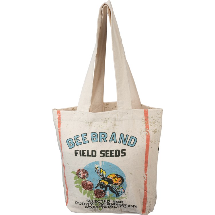 Tote - Bee - 14" x 14.25" - Cotton