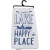 Lake Is My Happy Place Kitchen Towel - Cotton