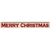 Merry Christmas Carved Sign - Wood