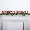 Merry Christmas Carved Sign - Wood