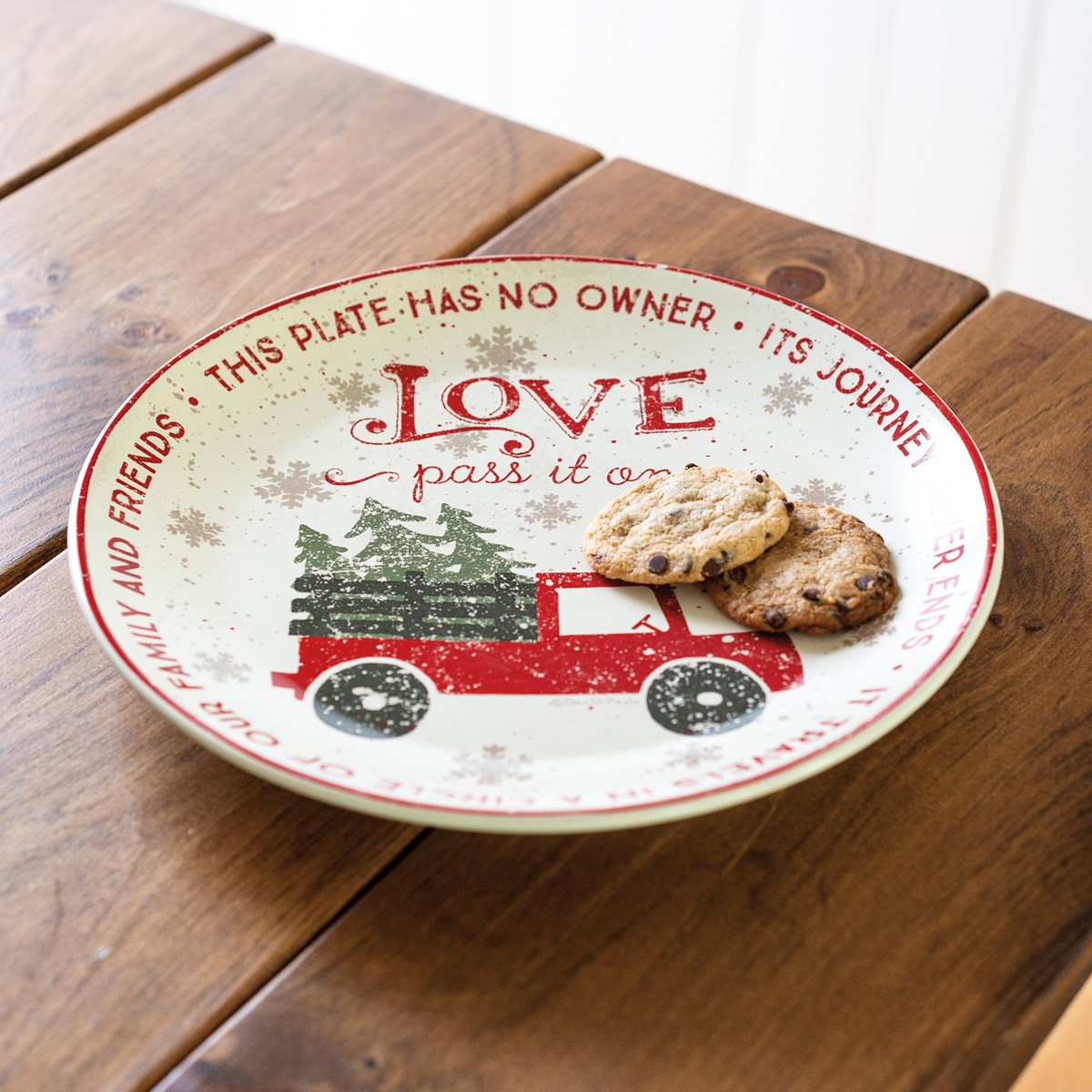 Love Pass It On Giving Plate - Stoneware 