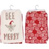 Bee Merry Kitchen Towel Set - Cotton 