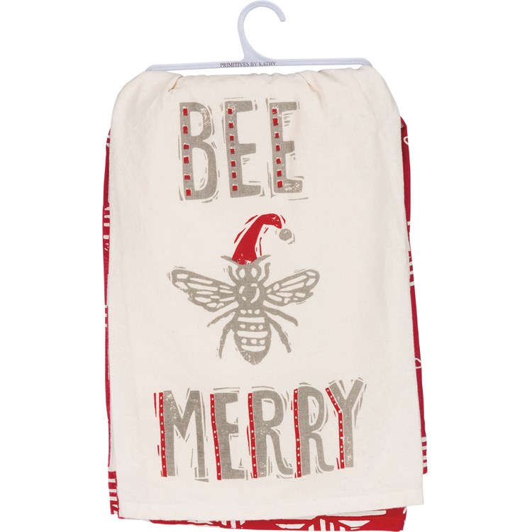 Bee Happy Kitchen Towel - OliveNation