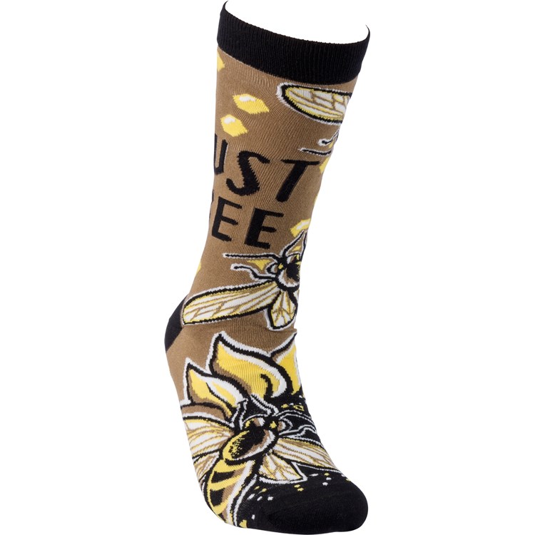 Socks - Just Bee - One Size Fits Most - Cotton, Nylon, Spandex 