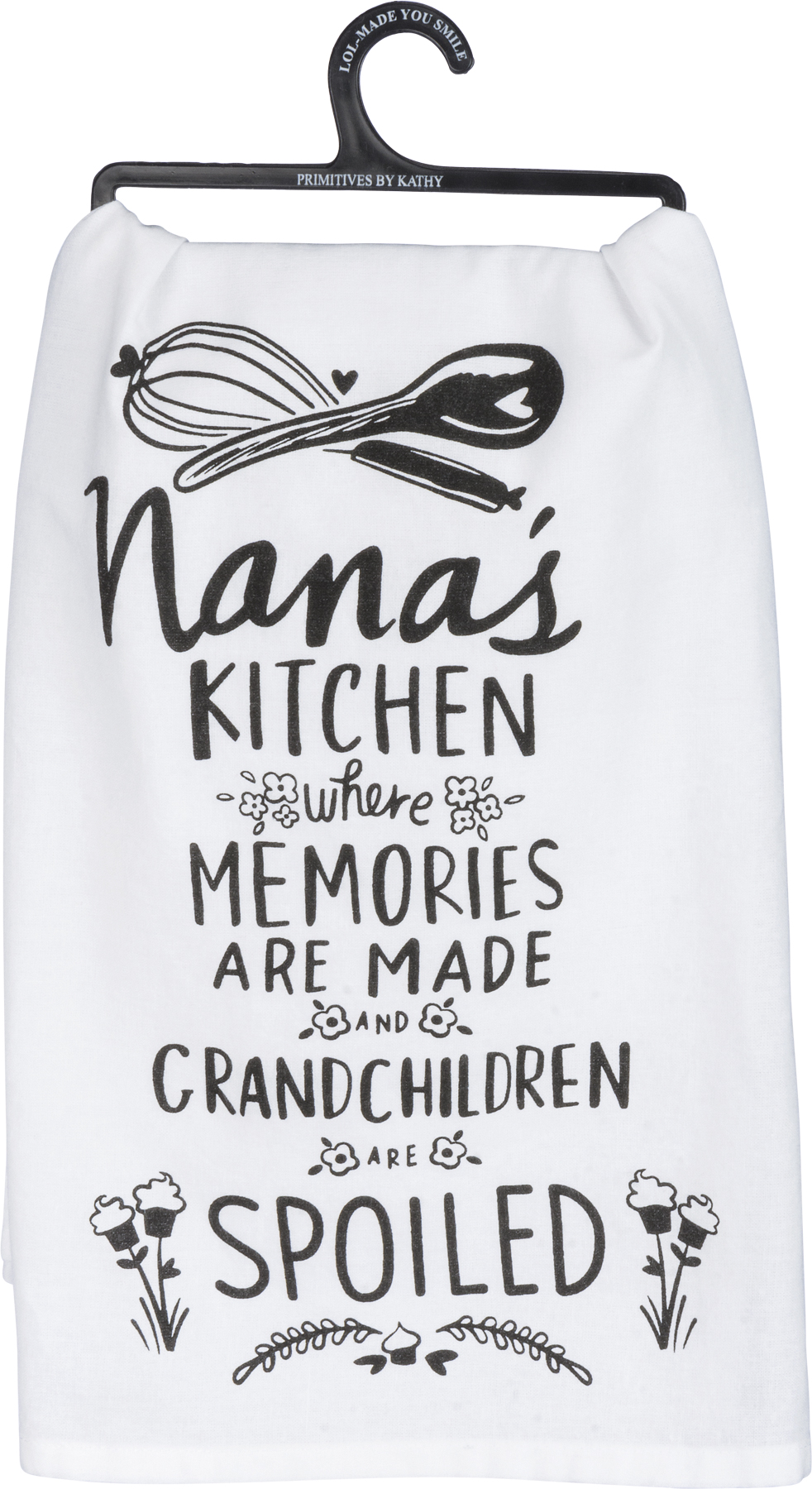 Im Nana Whats Your Superpower? Primitives by Kathy Kitchen Towel