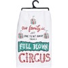 One Tent Away From A Circus Kitchen Towel - Cotton, Glitter 
