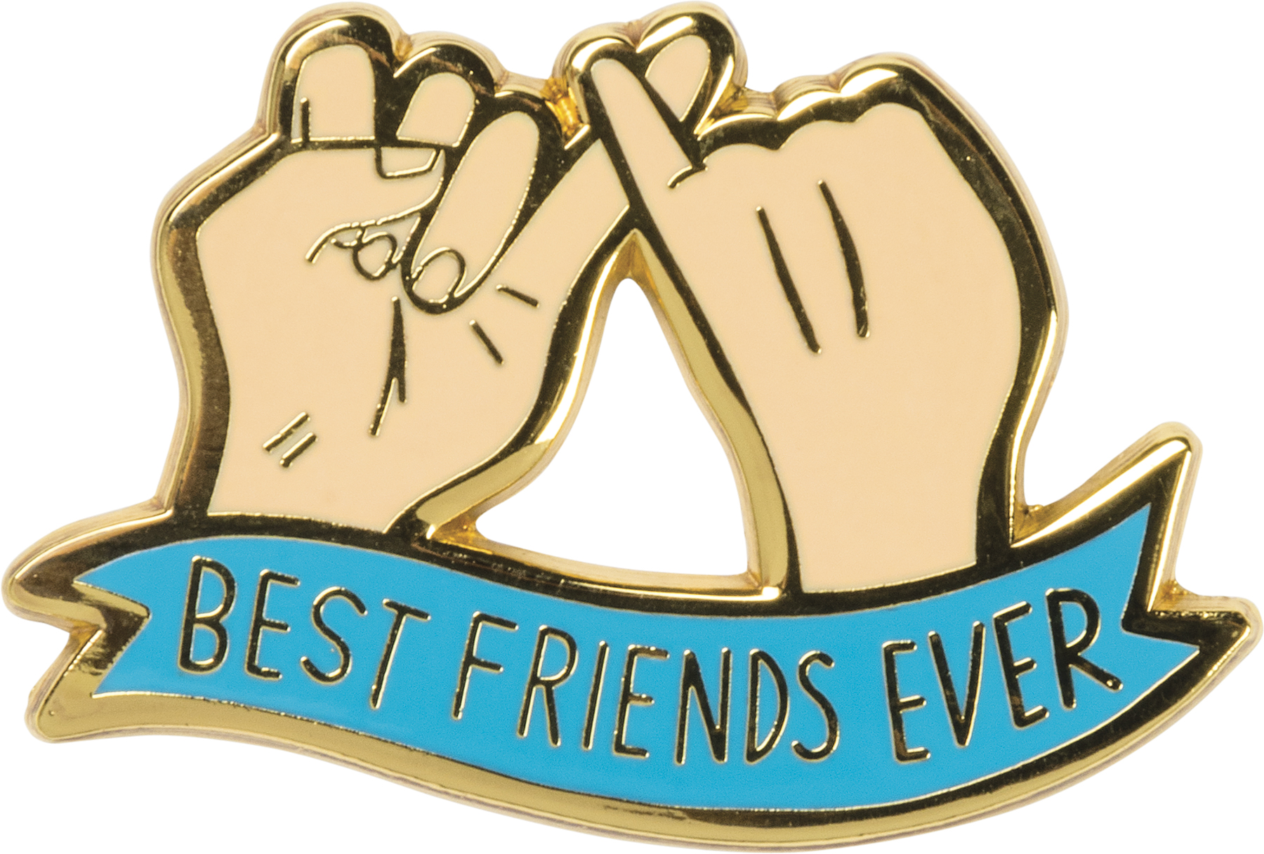 Best Friends Ever Enamel Pin Primitives By Kathy