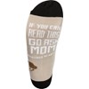 Socks - Papa Bear (If You Read This Ask Mom) - One Size Fits Most - Cotton, Nylon, Spandex