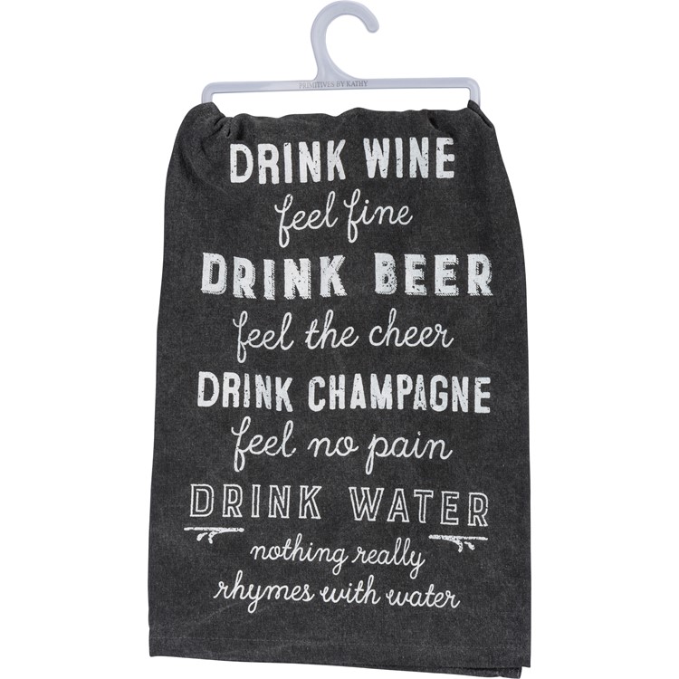 Nothing Rhymes With Water Kitchen Towel - Cotton