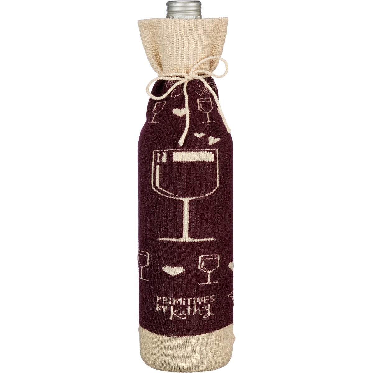 This Wine Pairs Well With Love Bottle Sock - Cotton, Nylon, Spandex