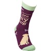 Socks - I Cannot Live Without My Dog - One Size Fits Most - Cotton, Nylon, Spandex