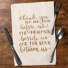 Thank You For The Food Before Us Kitchen Towel - Cotton