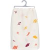 Fall leaves Happy Fall Y'all Kitchen Towel - Cotton