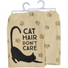 Cat Hair Don't Care Kitchen Towel - Cotton