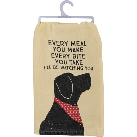 Every Bite I'll Be Watching You Kitchen Towel - Cotton