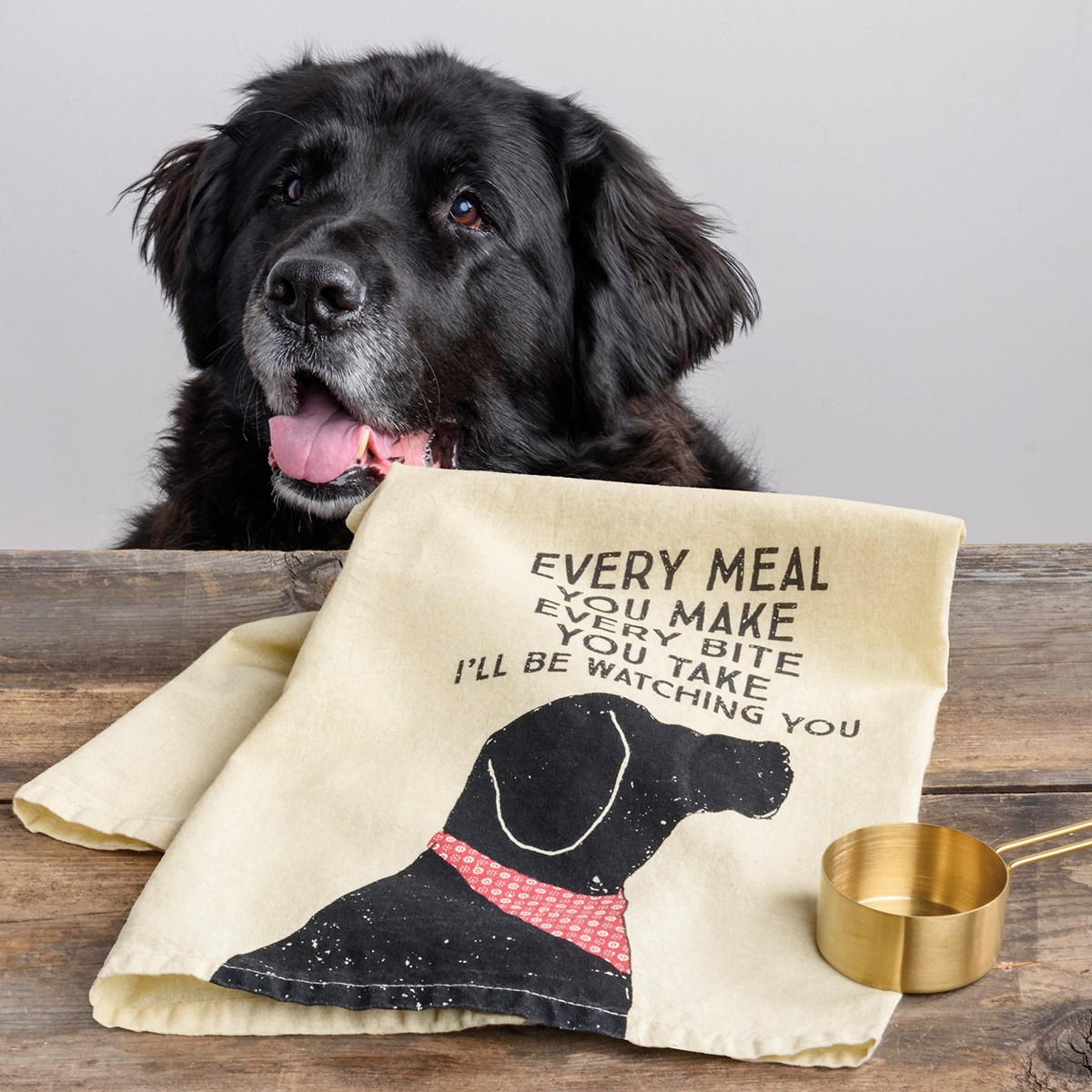 Every Bite I'll Be Watching You Kitchen Towel - Cotton