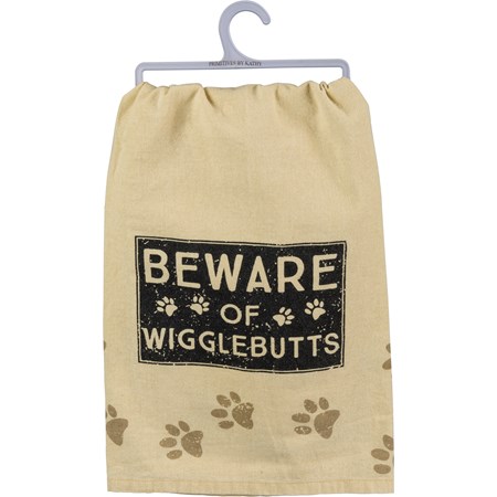Beware Of Wigglebutts Kitchen Towel - Cotton