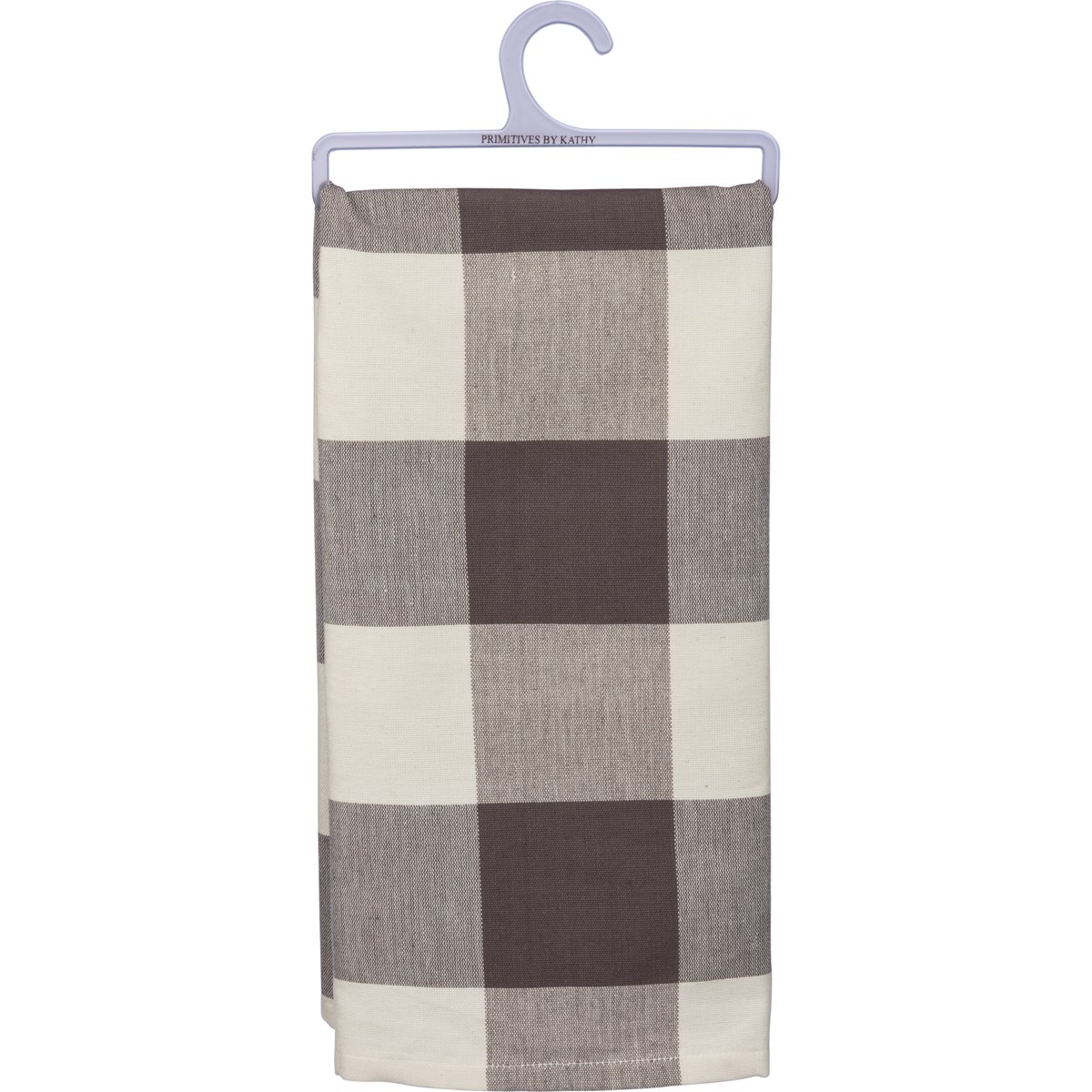 Kitchen Towel - Gray Buffalo Check - 20" x 28" - Cotton