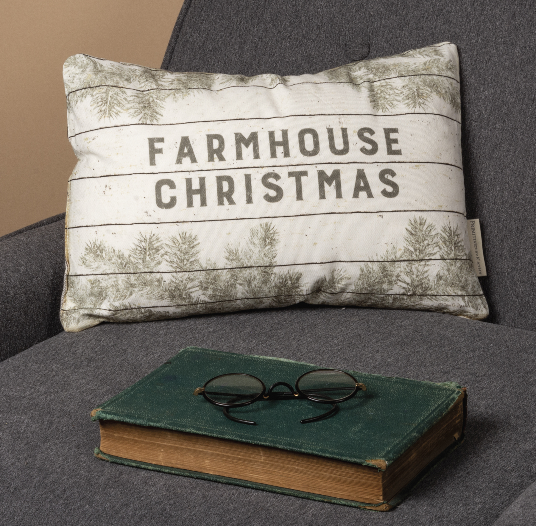 Farmhouse Christmas Pillow Primitives By Kathy