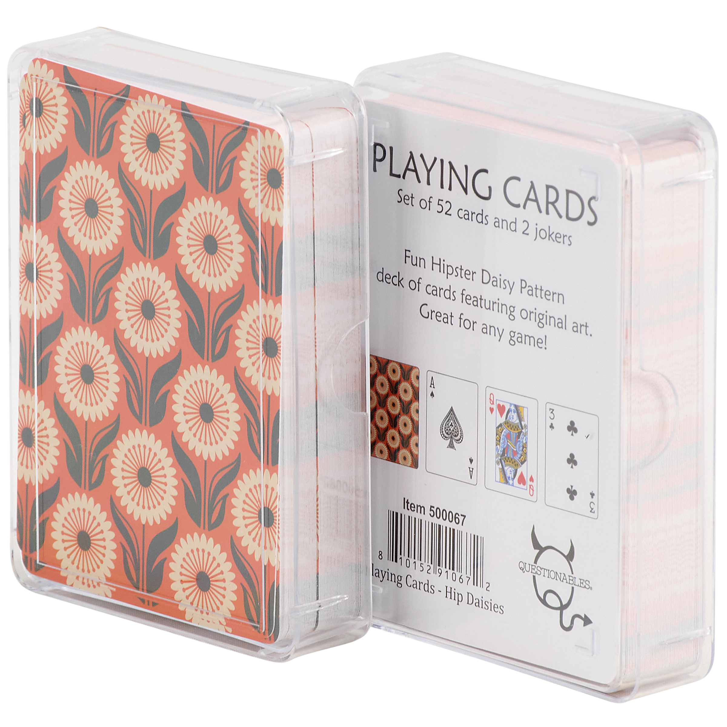 Hipster Daisies Playing Cards | Primitives By Kathy