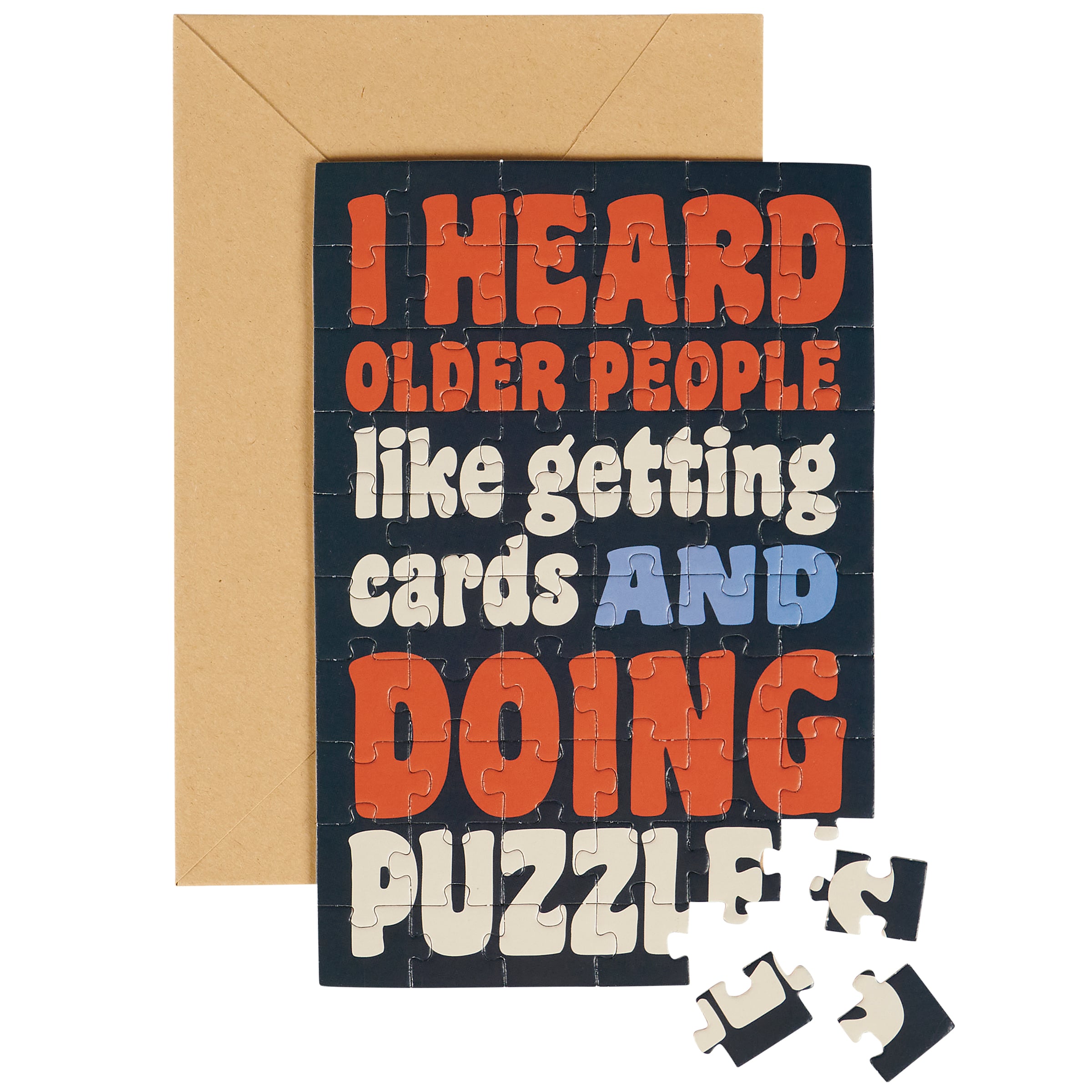 Doing Puzzles Puzzle Card | Primitives By Kathy