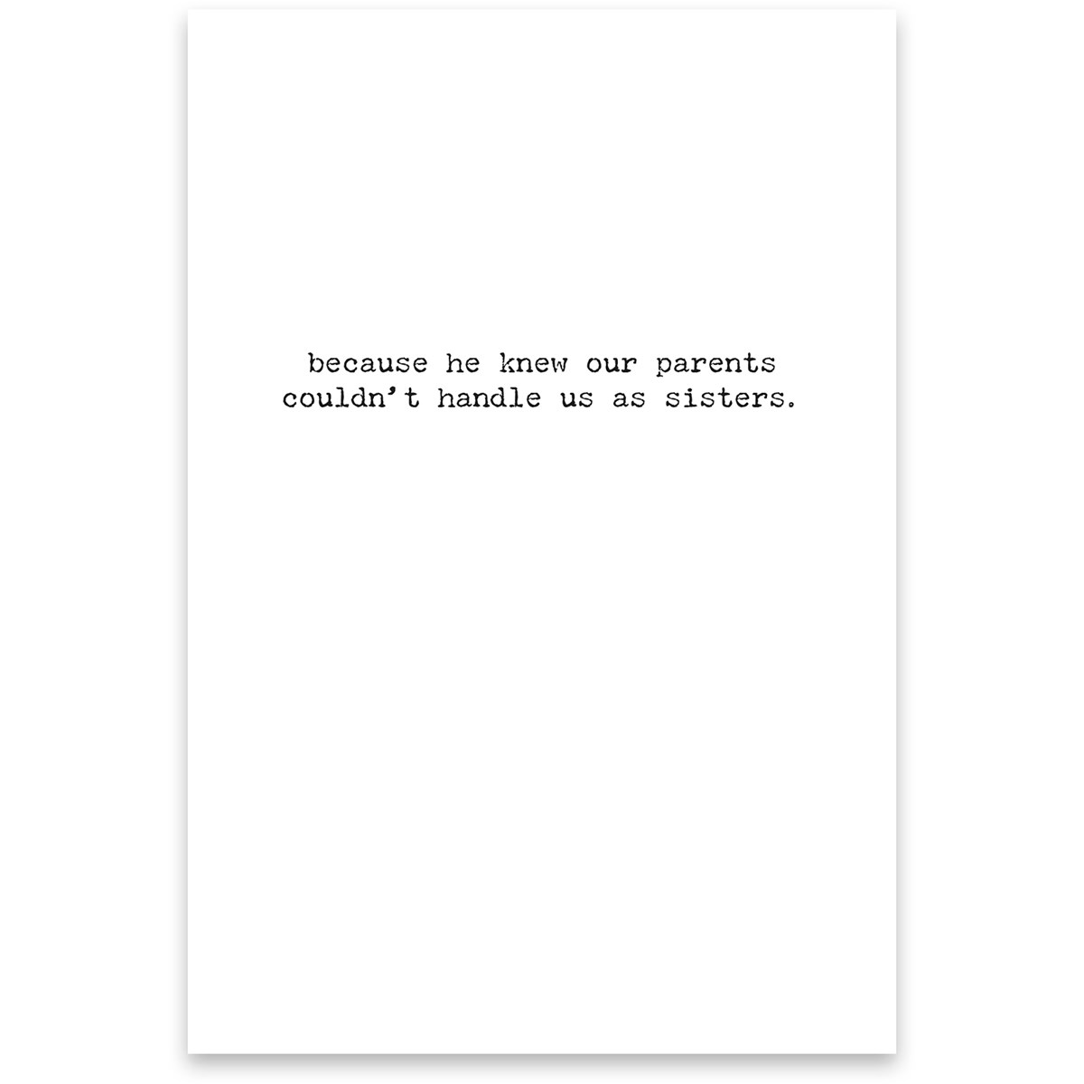 God Made Us Greeting Card - Paper