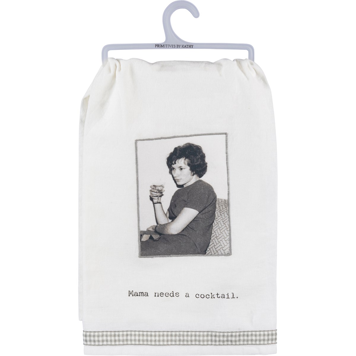 Kitchen Towel - Mama Needs A Cocktail - 28" x 28" - Cotton