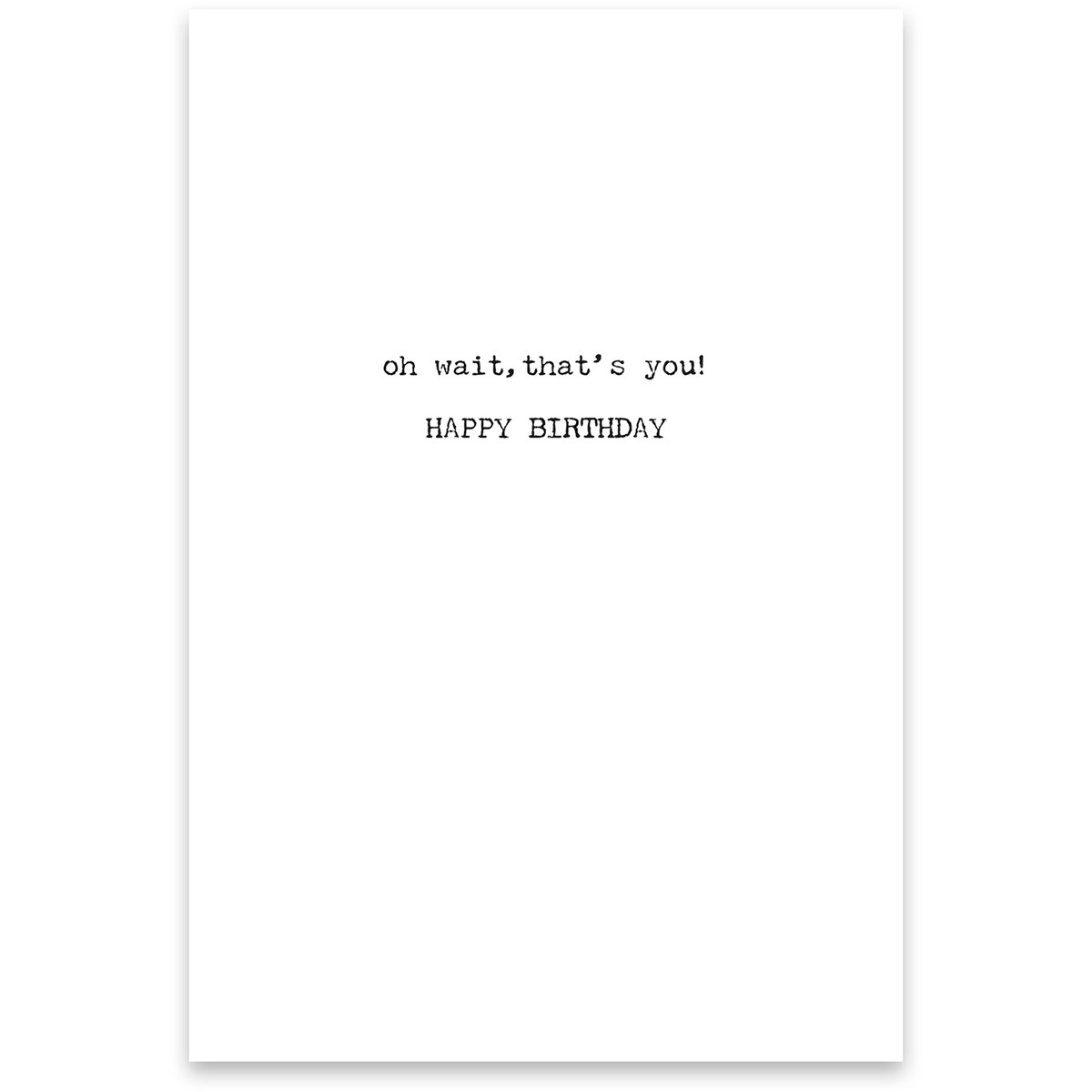 Old People Greeting Card - Paper