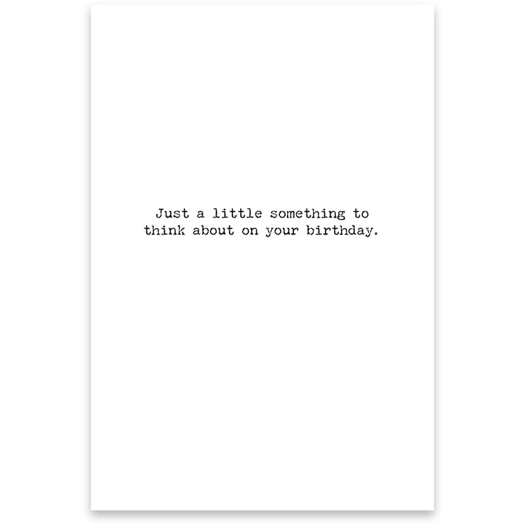 Just A Little Greeting Card - Paper