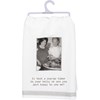Pop Up Timer In Your Belly Kitchen Towel - Cotton, Ribbon