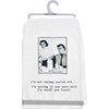 I'm Not Saying You're Old Kitchen Towel - Cotton, Ribbon