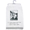 Kitchen Towel - If A Cookie Falls On The Floor - 28" x 28" - Cotton