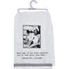 Kitchen Towel - How To Turn Water Into Wine - 28" x 28" - Cotton