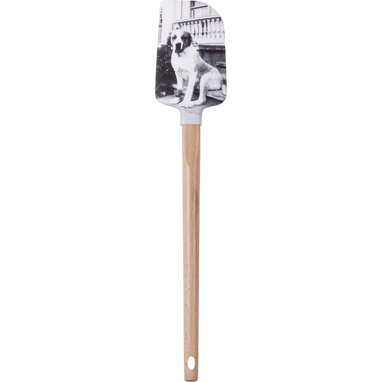 Spatula - Every Meal You Make I'll Be Watching You - 2.50" x 13" x 0.50" - Silicone, Wood