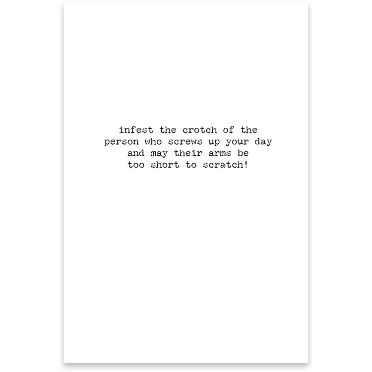 Too Short To Scratch Greeting Card - Paper