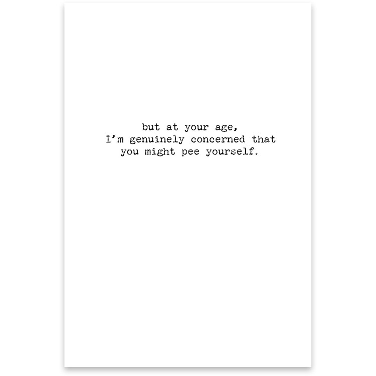Funny Card Greeting Card - Paper