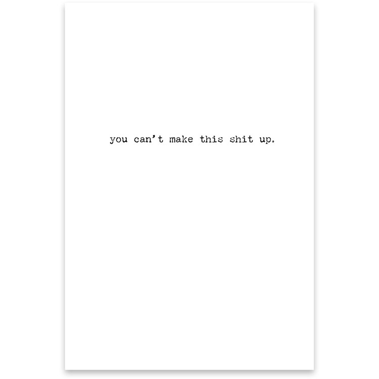 Reality Show Greeting Card - Paper
