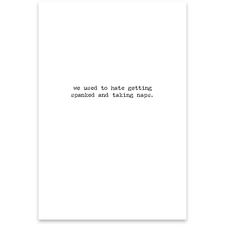 With Time Greeting Card - Paper