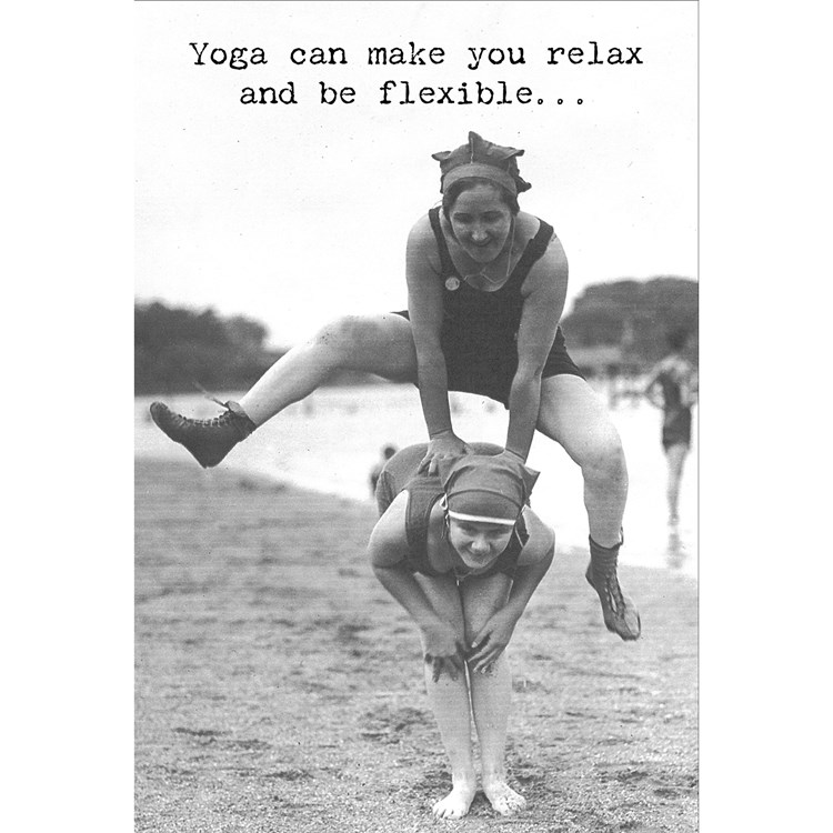 Yoga Your Choice Greeting Card - Paper