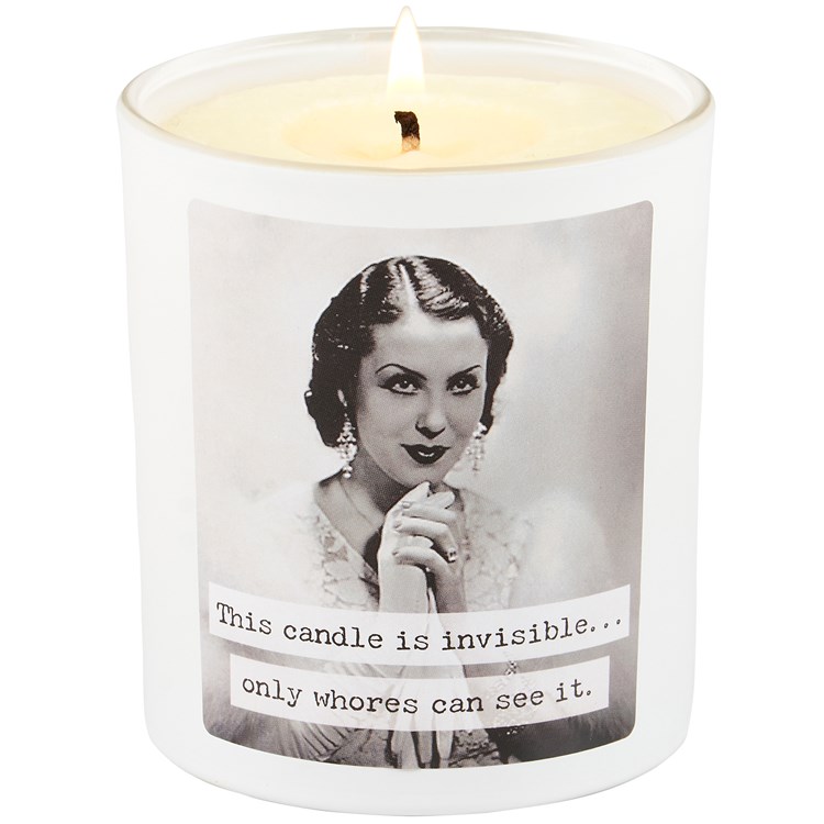 Invisible Candle - Soy Wax, Glass, Cotton