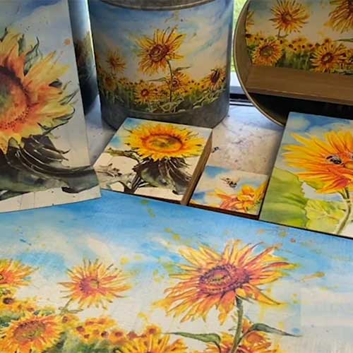 Botanical Sunflowers Collection by Tracy Male